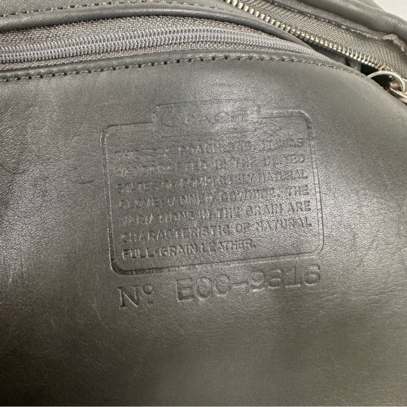 Coach Vintage Slim Medium Duffle Sac Bag Crossbody Gray Nickel - Picture 2 of 13